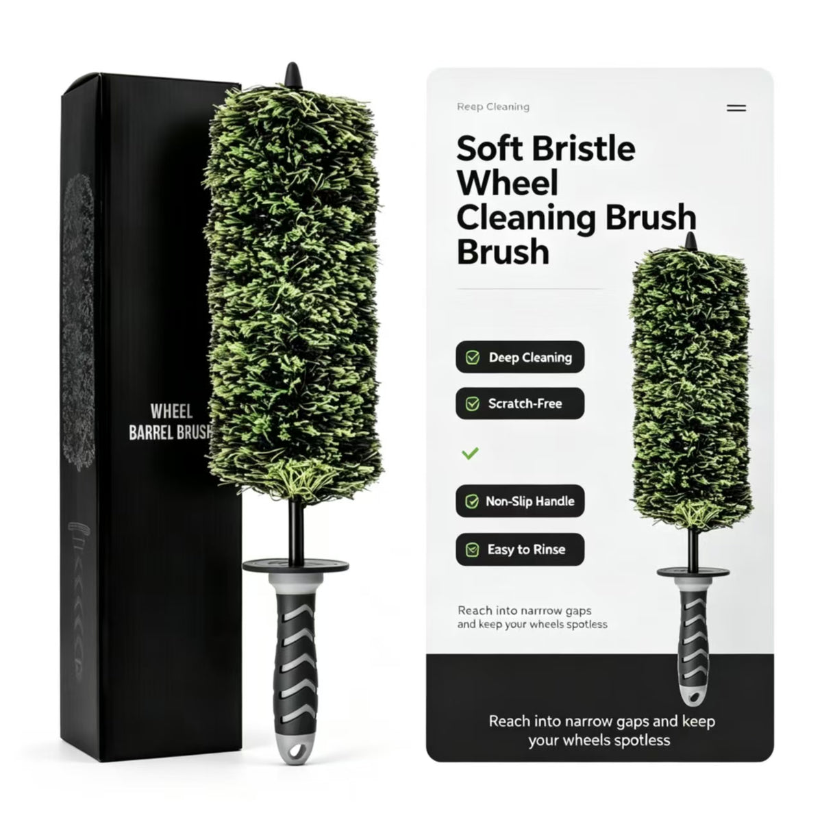 Wheel Barrel Brush, Cleaning Brush