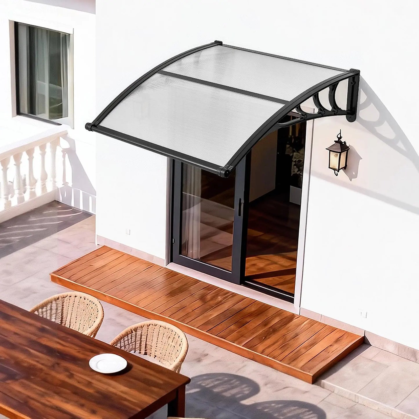 Awnings for Door Entrance,Exterior Front DoorWindow Awnings with Drainage