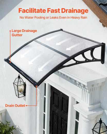 Awnings for Door Entrance,Exterior Front DoorWindow Awnings with Drainage