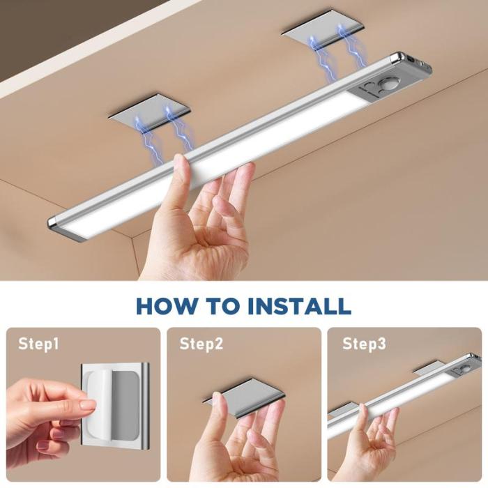 Rechargeable Light,Magnetic InstallationDimmable Lights